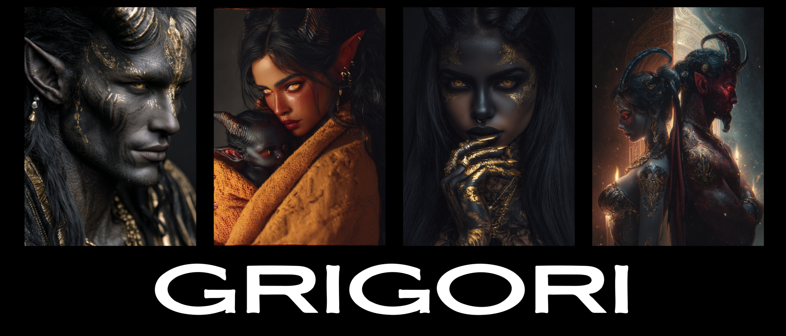 A panel of well-known grigori from sheol'gotha